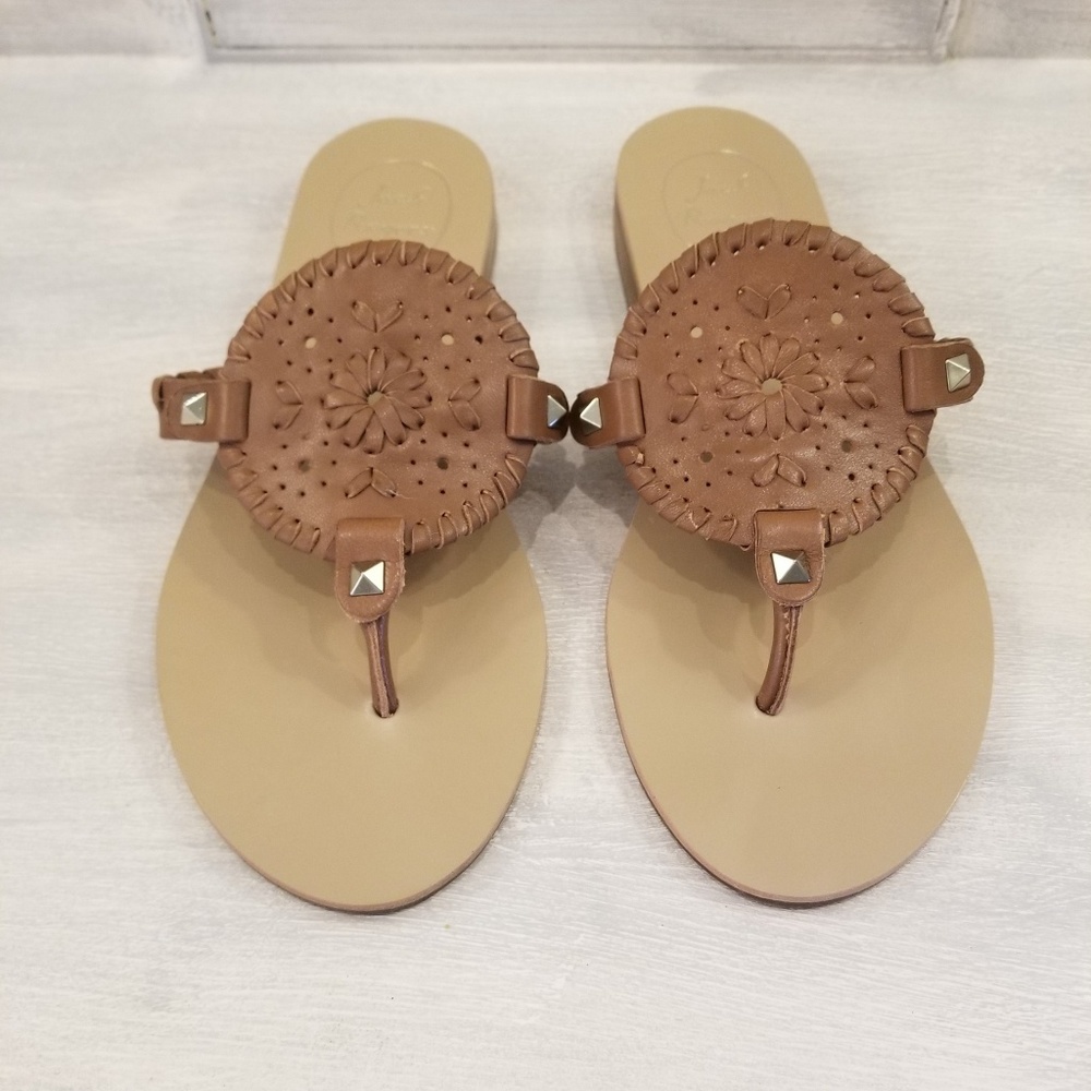 Jack Rogers Cognac Leather Georgica